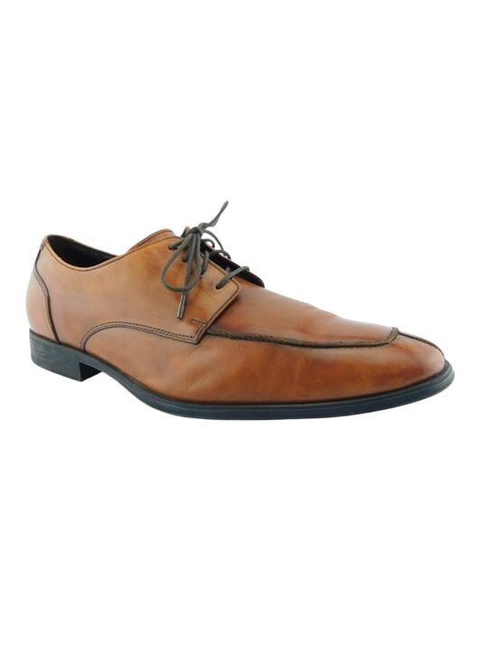COLE HAAN Nike Air Cognac Brown Leather Lace-up Oxfords Shoes 10.5 main image 6